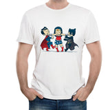 Marvel T Shirt T-shirt Men's and Women's Summer Short-Sleeved Youth T-shirt