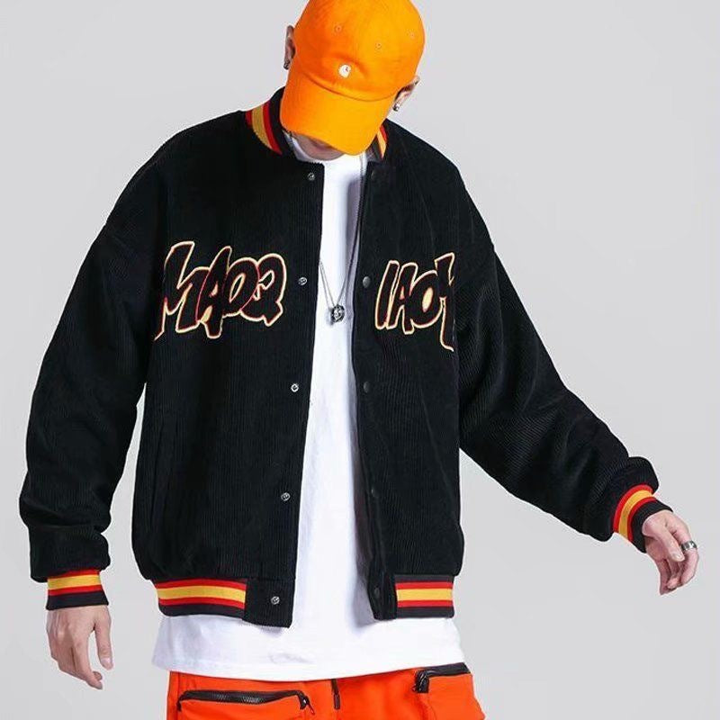 Baggy Jacket Corduroy Coat For Men Spring And Autumn