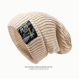 Toboggan Hat Hat Female Autumn Winter Fashion Knitted Hat All-Match Pile Heap Cap