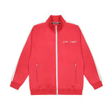 Palm Angels Sweatshirts Angel Black and White Striped Stand Collar Jacket Men's Sports Jacket