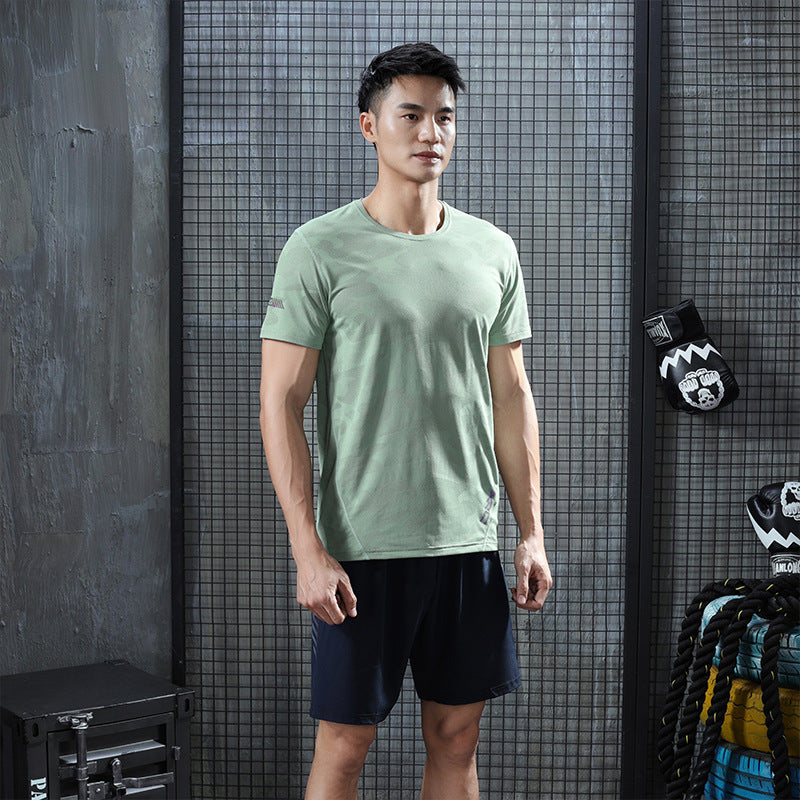 Sweat Wicking Shirt Physical Training Clothes Short Sleeve T-shirt Men