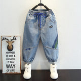 Toddler Boys Pants Children's Pants Spring and Autumn Jeans Casual