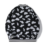 The Bears Varsity Jacket Little Bear Camouflage Spring and Autumn Jacket Retro Couple Baseball Uniform Fresh Men's and Women's Coats