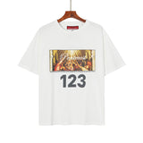 Rrr123 T Shirt Vintage Oil Painting Series Pattern T-shirt