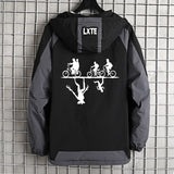 Stranger Things Hellfire Club Hoodie Men's and Women's Long Sleeve Hooded Jacket Casual Jacket