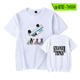 Hellfire Club Shirt Stranger Things Summer Print Pattern Casual round Neck Short Sleeves
