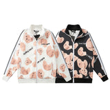 Palm Angels Sweatshirts Angel Full Printed Broken Bear Printed Men and Women F Casual Loose Sports