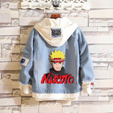 Comic Denim Jacket Men's and Women's Casual Denim Jacket