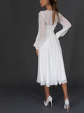 Bridesmaid Dress Spring/Summer Women's Long Dress Sexy Long Sleeve Dress Gown