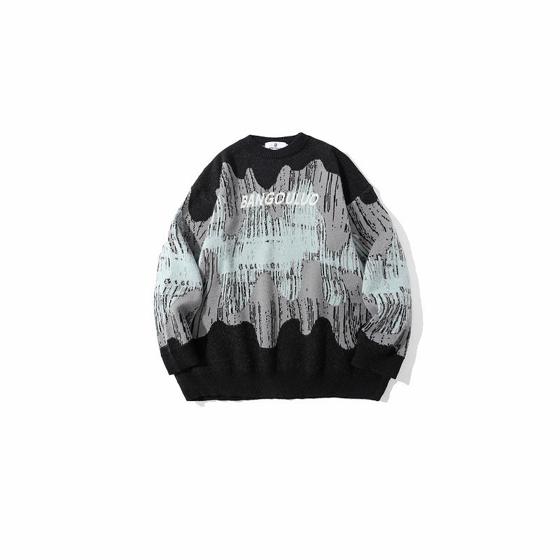 Mens Fall Outfits Sweater Men's and Women's I Idle Style Bottoming Shirt Autumn Personalized Pullover Sweater