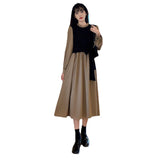 Daisy Buchanan Dress plus Size Women's Autumn Long Sleeve French Dress