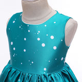 Toddler Girls Sequin Gown Dress Children's Christmas Clothing and Dress Performance Performance Skirt Princess Gown Dress