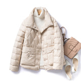 Women Winter Coats Puffer Jacket Down Coat Down Jacket Female Winter Thin Type White Duck Down Women's Coat