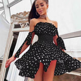 Mini Club Dresses Summer Short Skirt Printed Dress