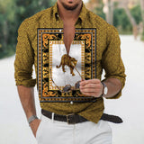 Men Beach T Shirts Long Sleeve Shirt Spring and Autumn