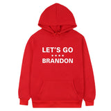 Let'S Go Brandon Hoodie Winter English Letters Printed Hoodie