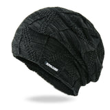 Mens Winter Hats Autumn and Winter Knitted Hat Woolen Cap Ear Protection Warm Hat