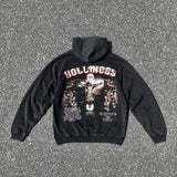 Saint Michael Hoodie Jerry Same Style Joint Name Fog Limited Heavy Distressed Vintage Hooded Sweater