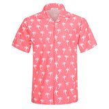 Men Beach T Shirts Summer Short Sleeve Shirt Men's Casual