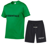 Fear of God Fog Essentials Fashion Brand Casual Short-Sleeved Shorts Suit Chest