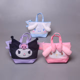 My Melody Bag Cute Cartoon Clow M Melody Cinnamoroll Babycinnamoroll Girl Hand Bag Coin Purse Headset Storage Bag Kulomi