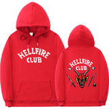 Stranger Things Hellfire Club Hoodie Hooded Sweatshirt Leisure Sports Sweater