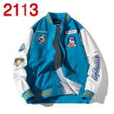 NASA Varsity Jacket Loose Jacket Embroidered Baseball Uniform Spring and Autumn Coat