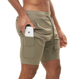 Men Sports Flex Shorts Men's Solid Color Shorts