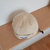 Beanies Patch Personalized Drawstring Brimless Melon Skin Hat