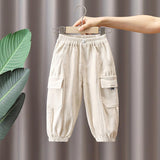 Toddler Boys Pants Boys Cargo Pants Spring and Autumn Leisure