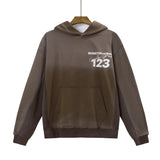Rrr123 Hoodie Gradient Vintage Loose Hooded Sweater