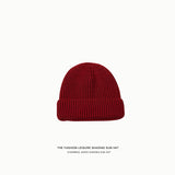 Toboggan Hat Casual Warm Knitting Thread Hat Autumn and Winter Woolen Hat Hip Hop