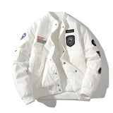 NASA Varsity Jacket Winter Bomber Jacket Women's Baseball Uniform