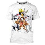 Bugs Bunny Shirt T-Shirt Summer Men'S T-Shirt Printed Loose Casual
