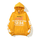 Cpfm Hoodie Sweater Number Letter Print Loose Men's and Women's Hoodies