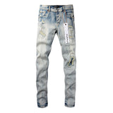 Purple Brand Jeans Blue Patch Jeans