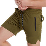 Hoochie Daddy Short Spring Shorts Men's Knitted Solid Color Sports Casual