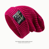 Toboggan Hat Hat Female Autumn Winter Fashion Knitted Hat All-Match Pile Heap Cap