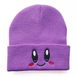 Smiley Face Cap Embroidery Knitted Hat Warm Pullover Cap