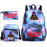 Stranger Things Hellfire Club Backpack Stranger Things Backpack Three-Piece Set for Students