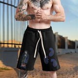 Rave Outfits Men Shorts Large Size Loose Casual Shorts Men's Summer