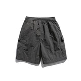 Men Shorts Summer Casual Solid Color Straight Shorts Men