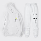 Travis Scott Astroworld Hoodie & Pant 2 Piece Set McDonald Jack Men's and Women's Hoodies Autumn Winter Sweater