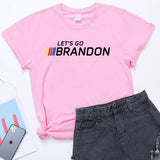 Let's Go Brandon T Shirt Women's Top Short Sleeve T-shirt Women