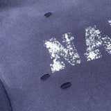 Saint Michael Hoodie Doodle Hand Drawn Worn out Vintage Velvet Padded Hooded Sweatshirt