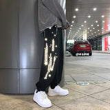 Men Pants Men's Autumn Loose Track Pants Autumn and Winter Leisure Trousers