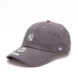 Dodgers and Yankees Baseball Cap 47brand Baseball Cap Female Summer La Embroidered NY Peaked Cap Male Gray