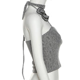 Music Festivals Rave Outfits Girls Tops Summer Women's Fashion Sexy Slim-Fit Tank Top Women