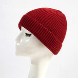 Toboggan Hat Casual Warm Knitting Thread Hat Autumn and Winter Woolen Hat Hip Hop