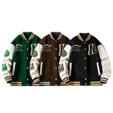 Alaska Varsity Jacket Baseball Uniform Men's Spring Men's and Women's Spring Outfit Jacket Jacket